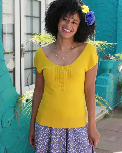 The Rimini Pullover - Soleil SAMPLE *Final Sale* sold by Effie’s Heart