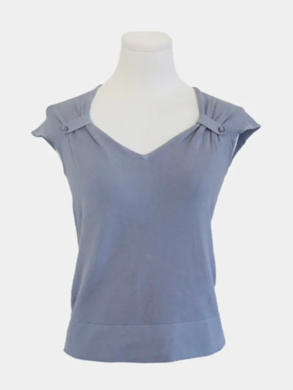 The Idyllic Pullover - Rain SAMPLE *Final Sale* sold by Effie’s Heart