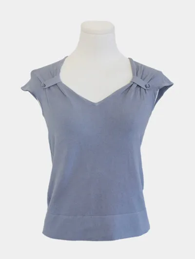 The Idyllic Pullover - Rain SAMPLE *Final Sale* sold by Effie’s Heart