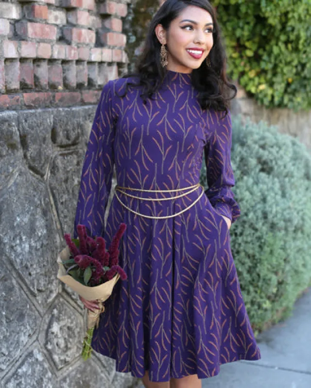 The Donna Dress - Winterberry SAMPLE *Final Sale* sold by Effie’s Heart