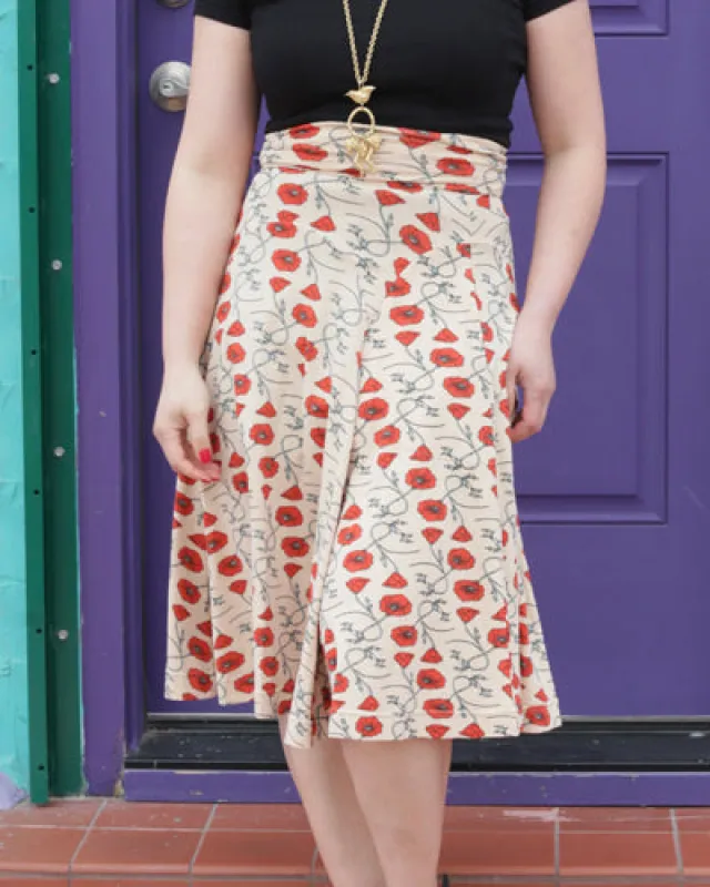 The Winsome Skirt - Sun Poppy sold by Effie’s Heart