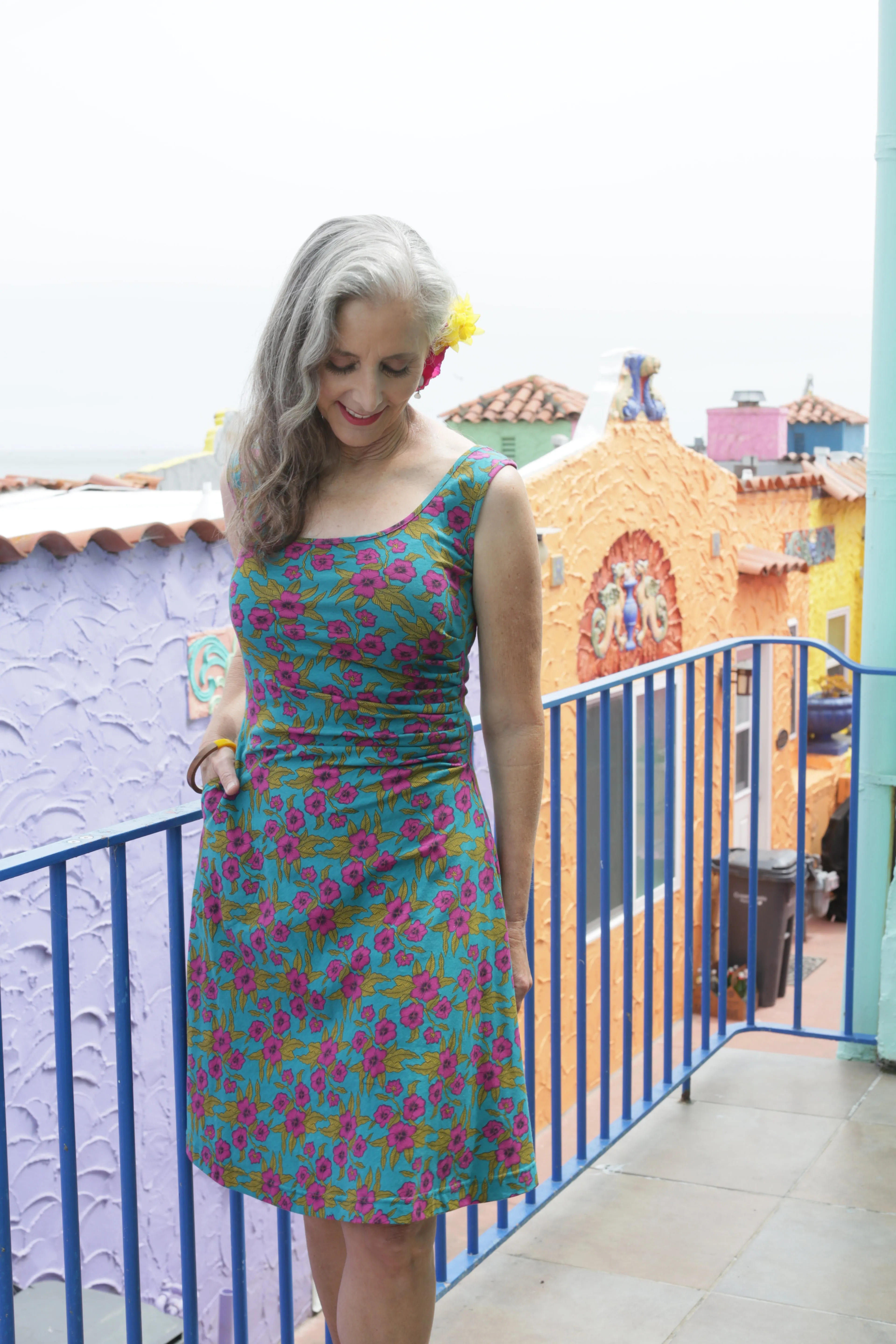 The Deneuve Dress - Hibiscus sold by Effie’s Heart