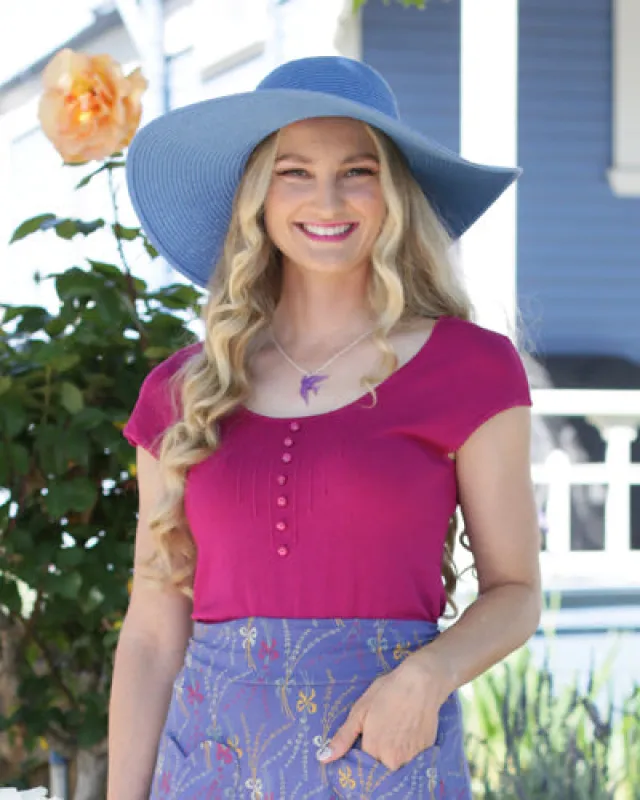 The Rimini Pullover - Magenta sold by Effie’s Heart