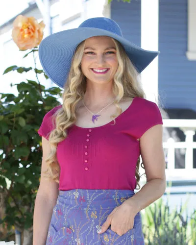 The Rimini Pullover - Magenta sold by Effie’s Heart