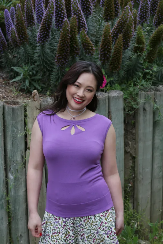 The Norma Pullover - Hyacinth sold by Effie’s Heart