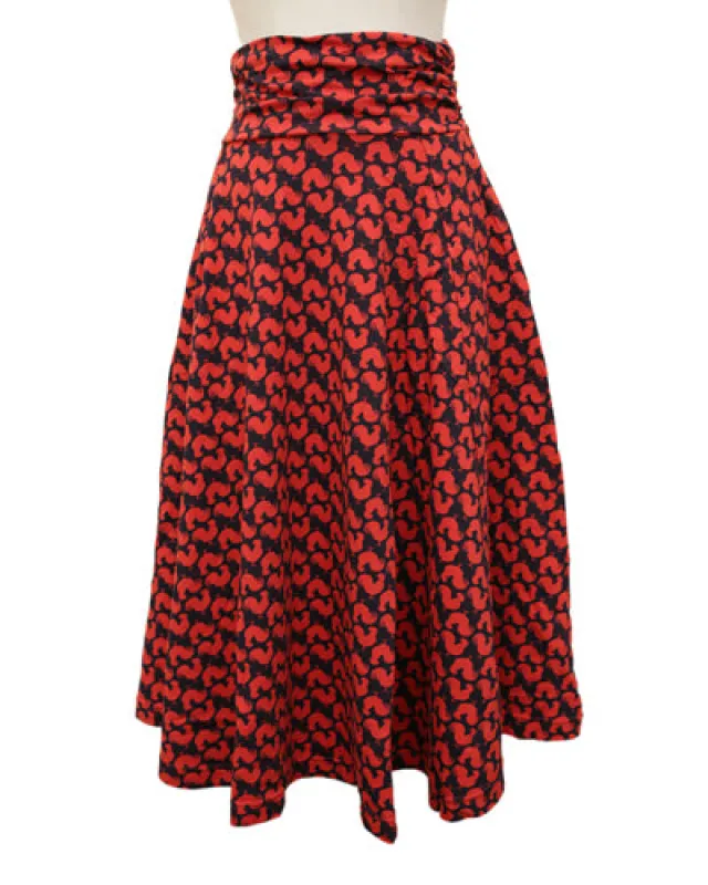 The Catalina Skirt - Rooster SAMPLE *Final Sale* sold by Effie’s Heart