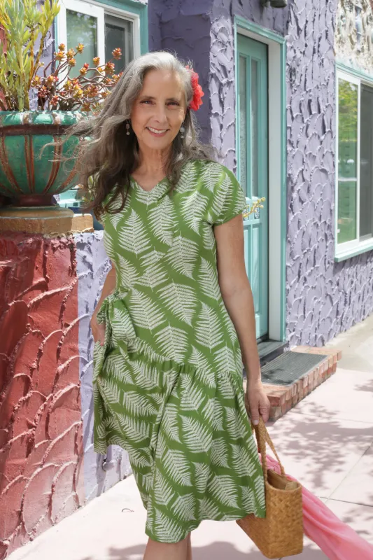 The Lucille Dress - Fern SAMPLE *Final Sale* sold by Effie’s Heart