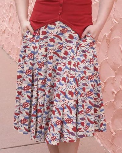 The Catalina Skirt - Mushroom SAMPLE *Final Sale* sold by Effie’s Heart