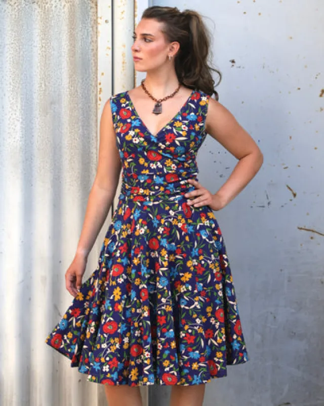 The Calistoga Dress - Florid EH608-680 sold by Effie’s Heart
