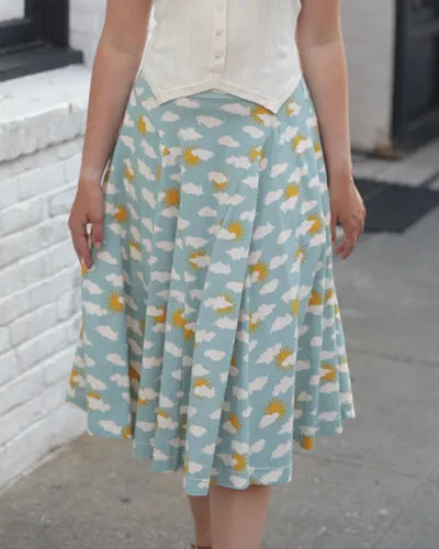 The Tulip Skirt - Sky EH704-698 sold by Effie’s Heart