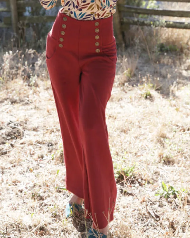 The Francis Pant - Rusty SAMPLE *Final Sale* sold by Effie’s Heart