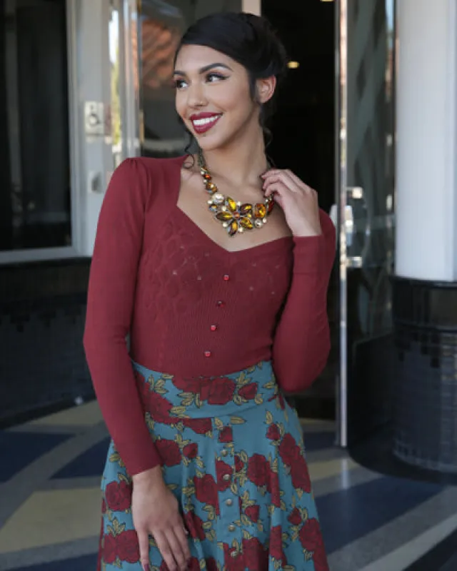 The Beguile Pullover - Rusty made by Effie’s Heart