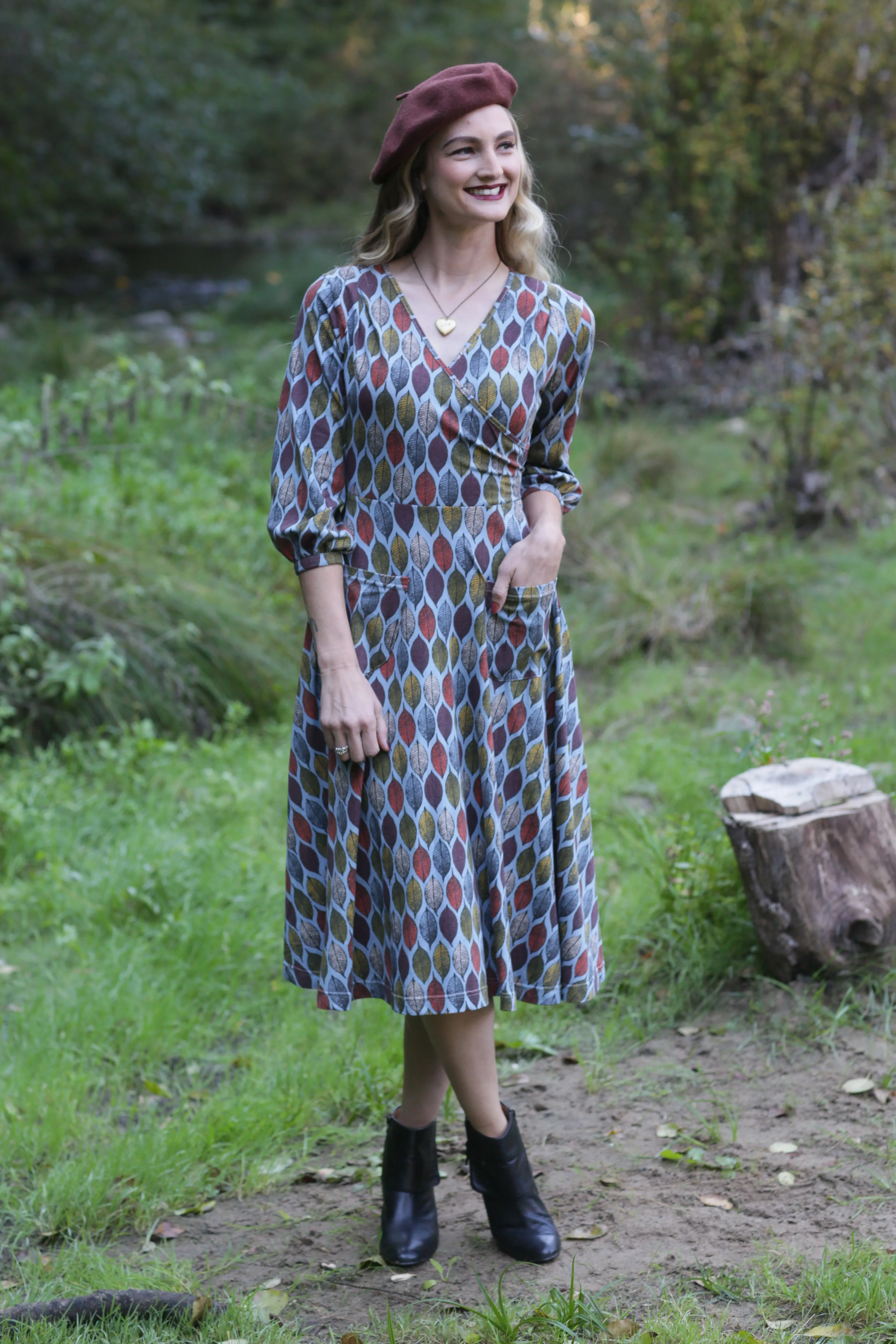 The Serenity Dress - Hojas SAMPLE *Final Sale* sold by Effie’s Heart