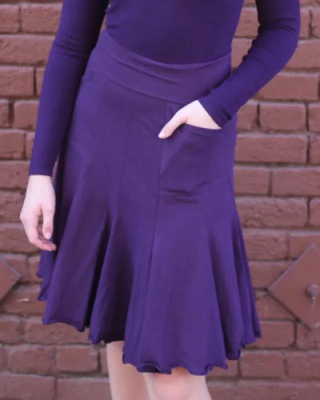 The Seven Year Skirt - Huckleberry EH34H sold by Effie’s Heart