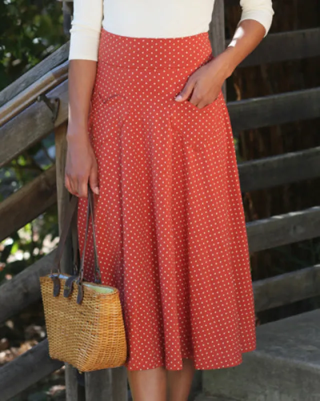 The Picnic Skirt - Swiss Dot SAMPLE *Final Sale* sold by Effie’s Heart