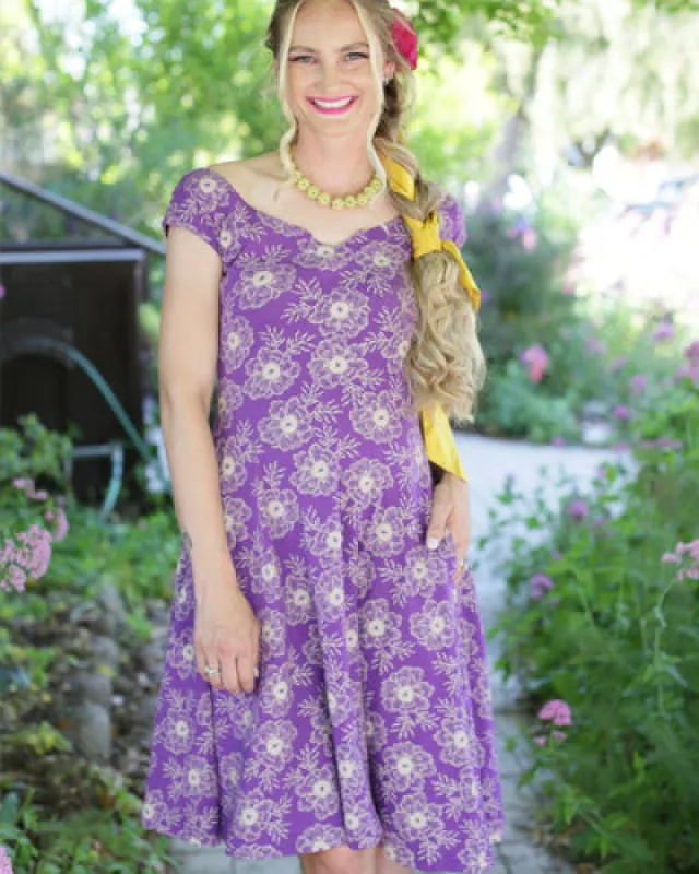 The Rory Dress - Anemone PLUS sold by Effie’s Heart