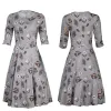 Grey Floral Knit Dress sold by miss lulo