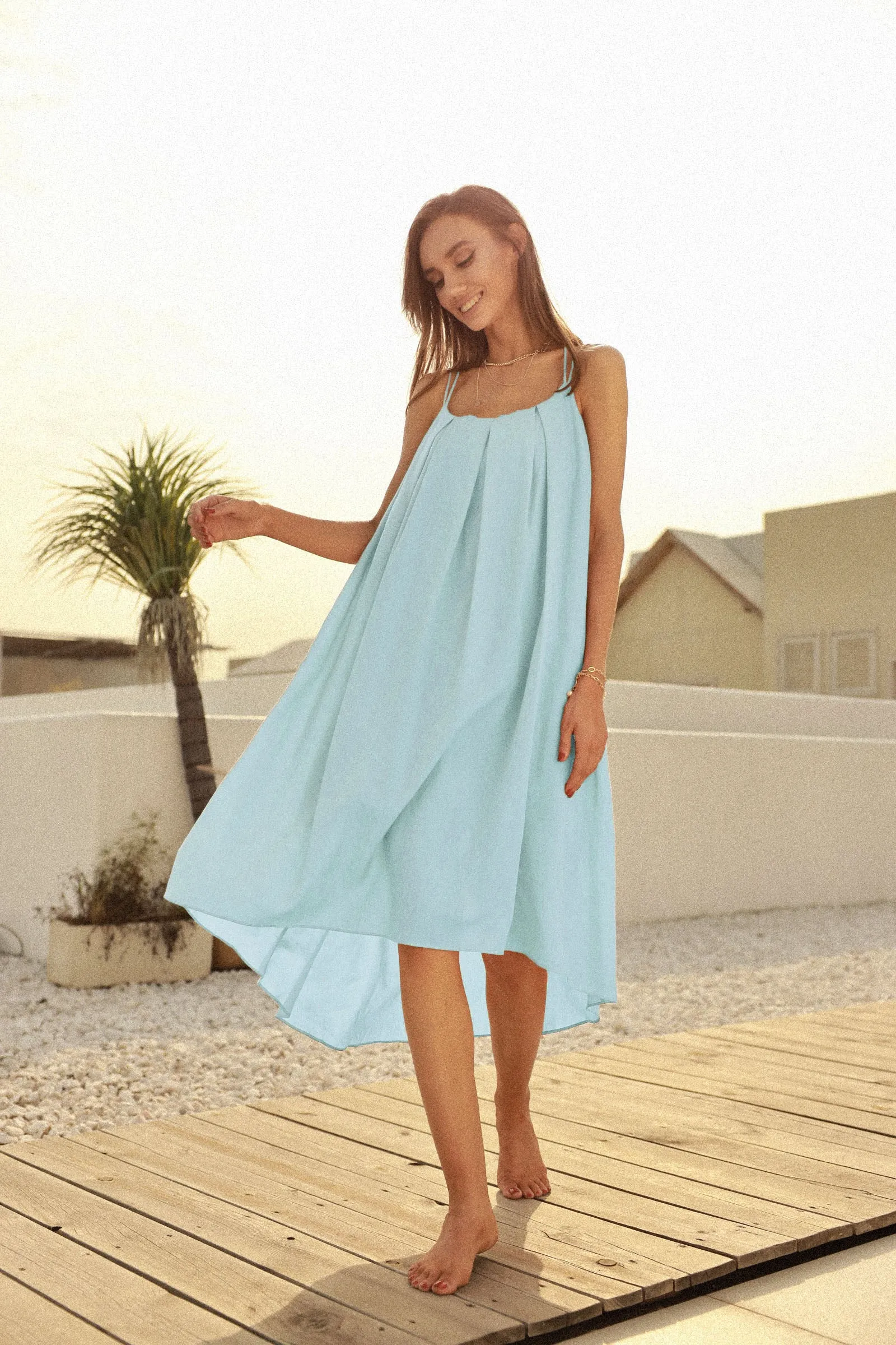 Aimee | Lyocell Flared Nightgown Dress sold by miss lulo