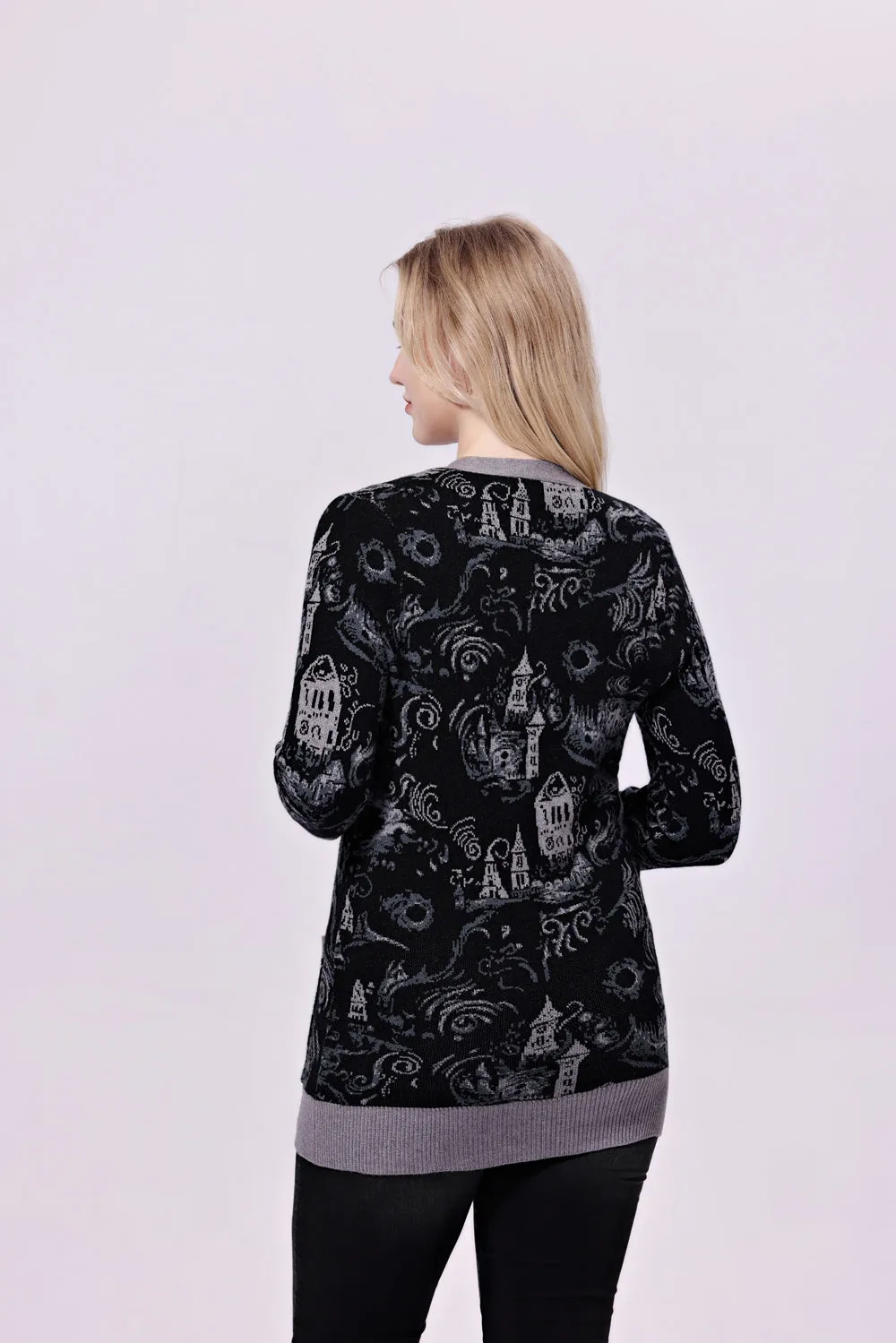 "Fiona" Dark Towers Cardigan w/ Pockets sold by miss lulo product image thumbnail 4