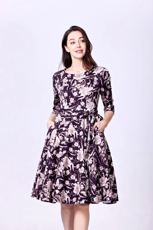 "Aria" Rose & Butterflies sold by miss lulo