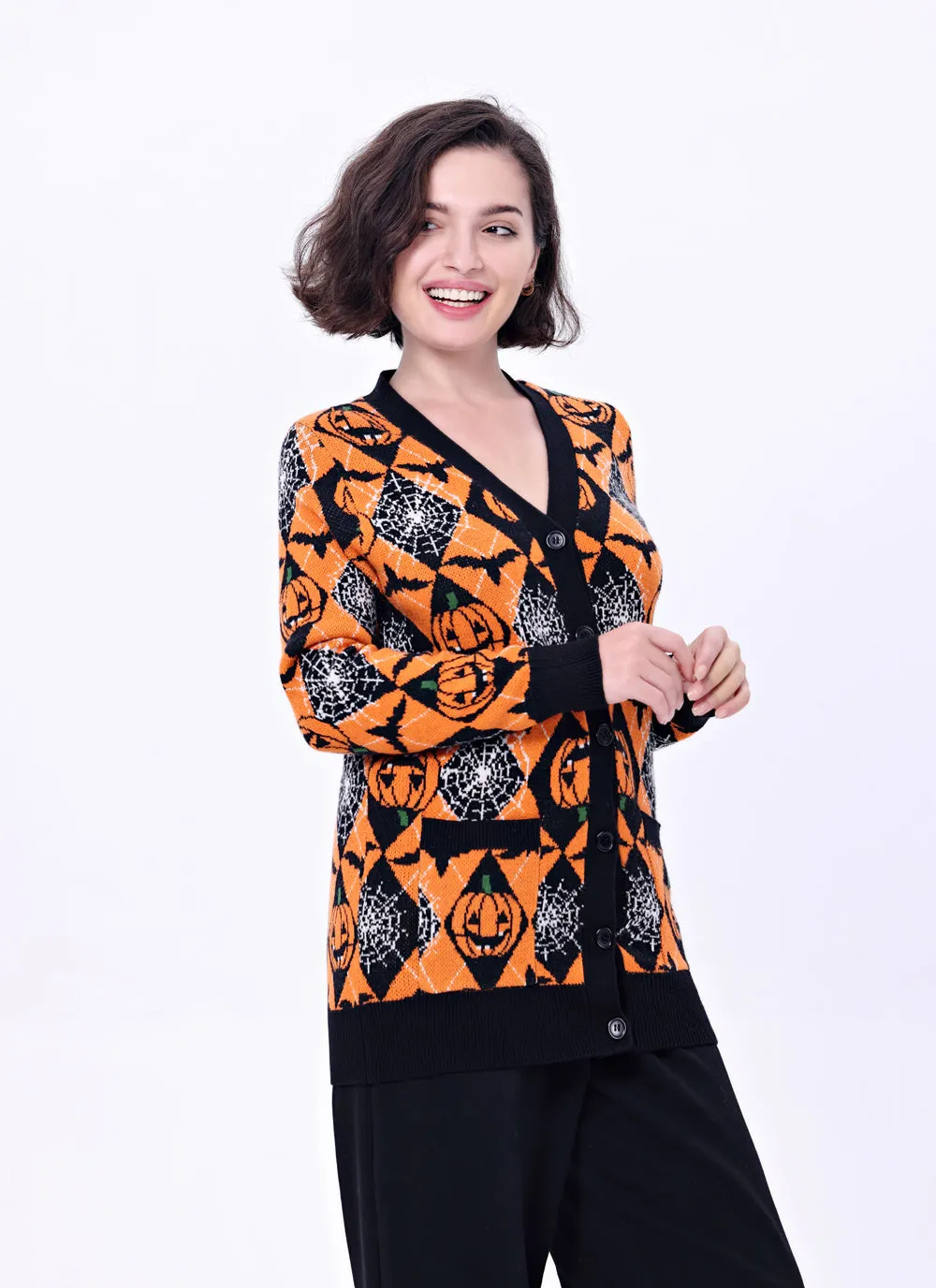 Fiona Jack O Lantern Cardigan w/ Pockets sold by miss lulo product image thumbnail 2