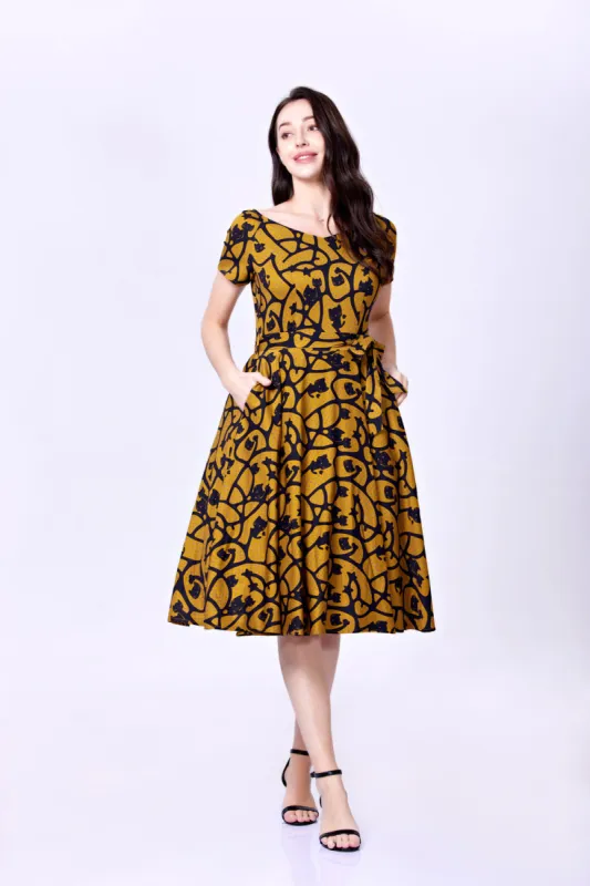 "Bella" Gold & Black Cats sold by miss lulo