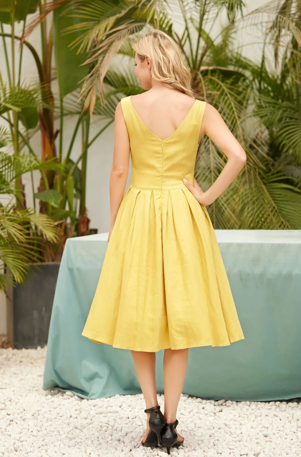 "Lily" Solid Yellow sold by miss lulo product image thumbnail 4