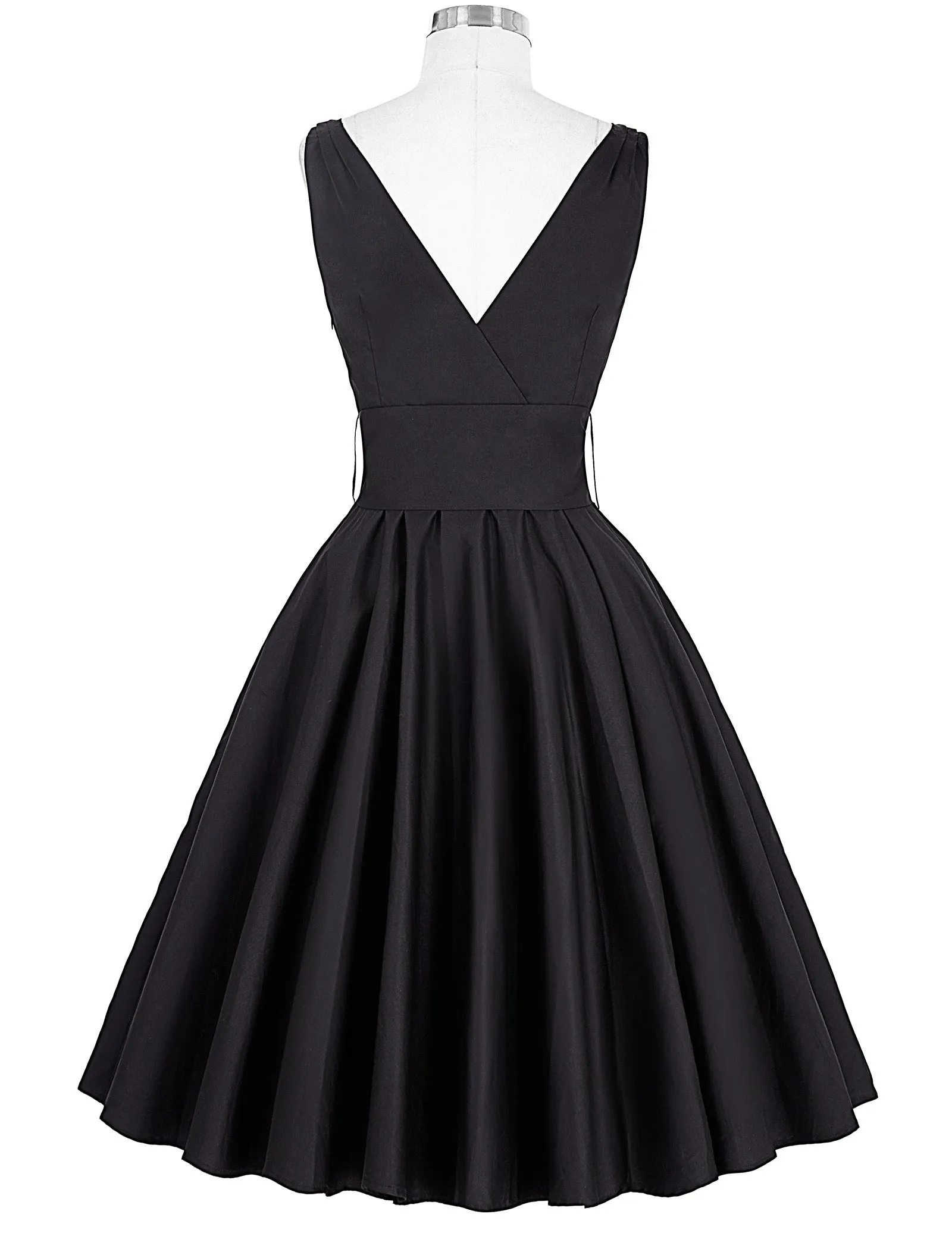 "Julie" Solid Black Dress sold by miss lulo product image thumbnail 2