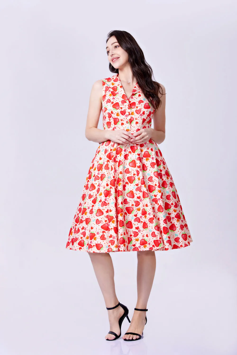 "Jani" Strawberry Hearts sold by miss lulo product image thumbnail 2