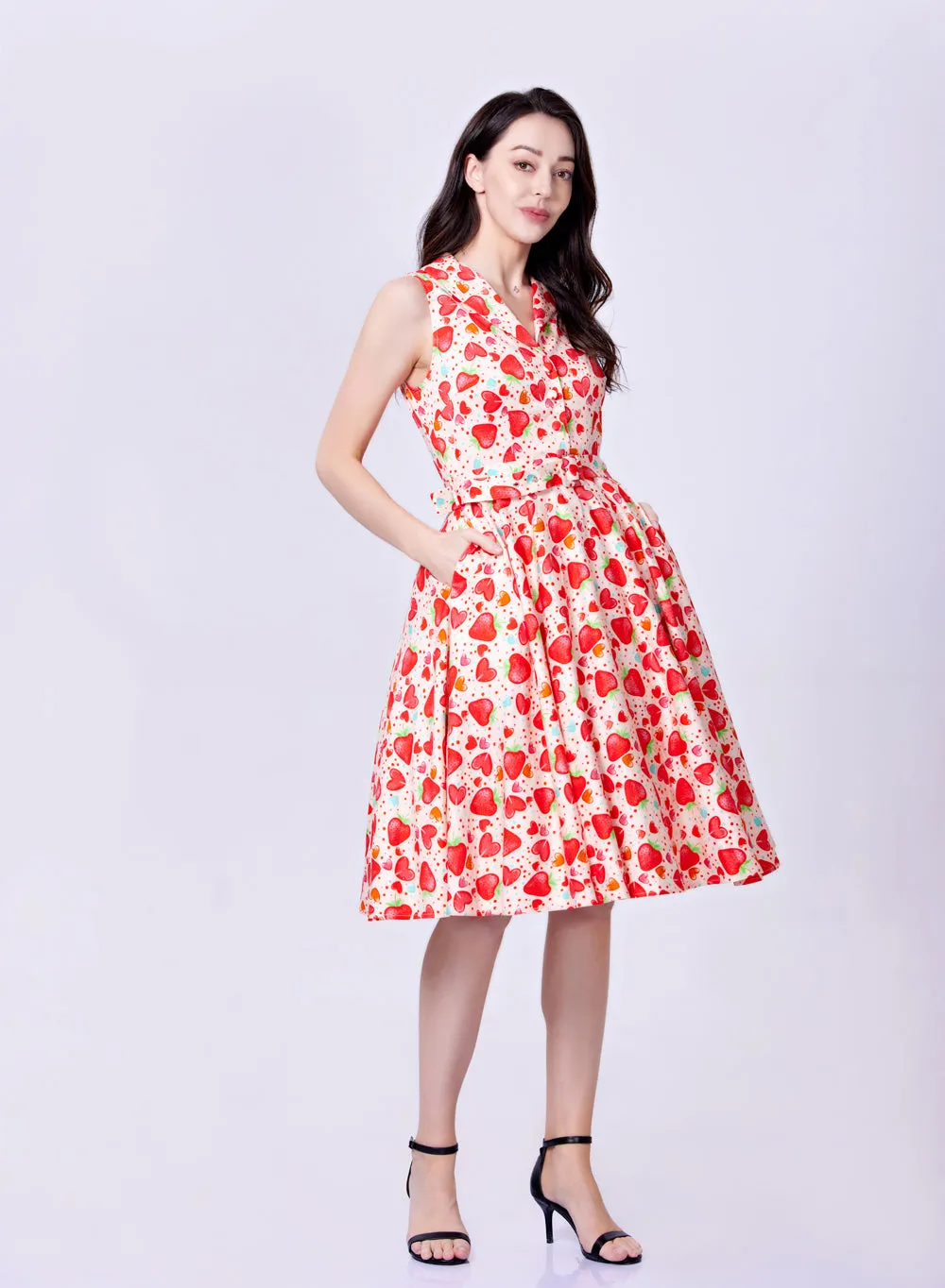 "Jani" Strawberry Hearts sold by miss lulo product image thumbnail 3