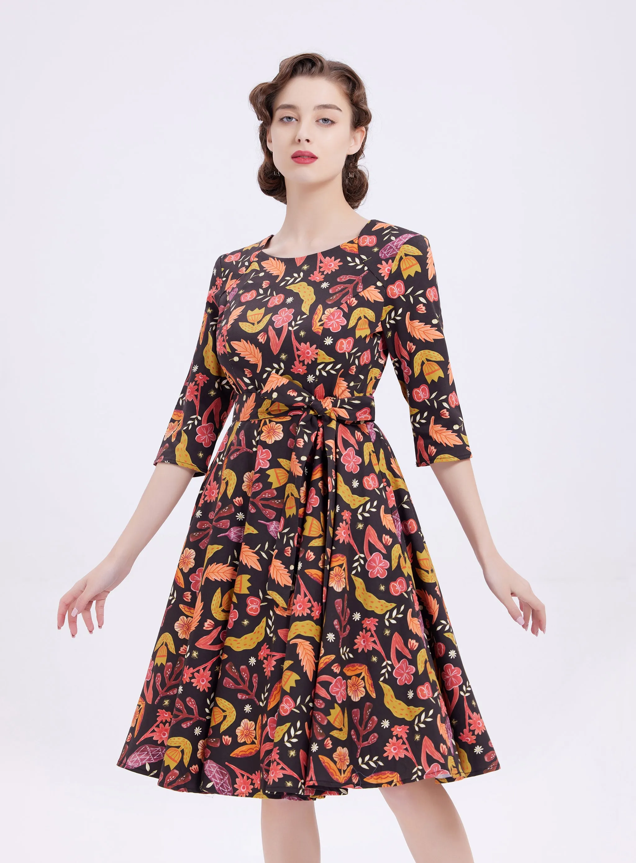 "Aria" Fall Mocha Flowers sold by miss lulo product image thumbnail 3