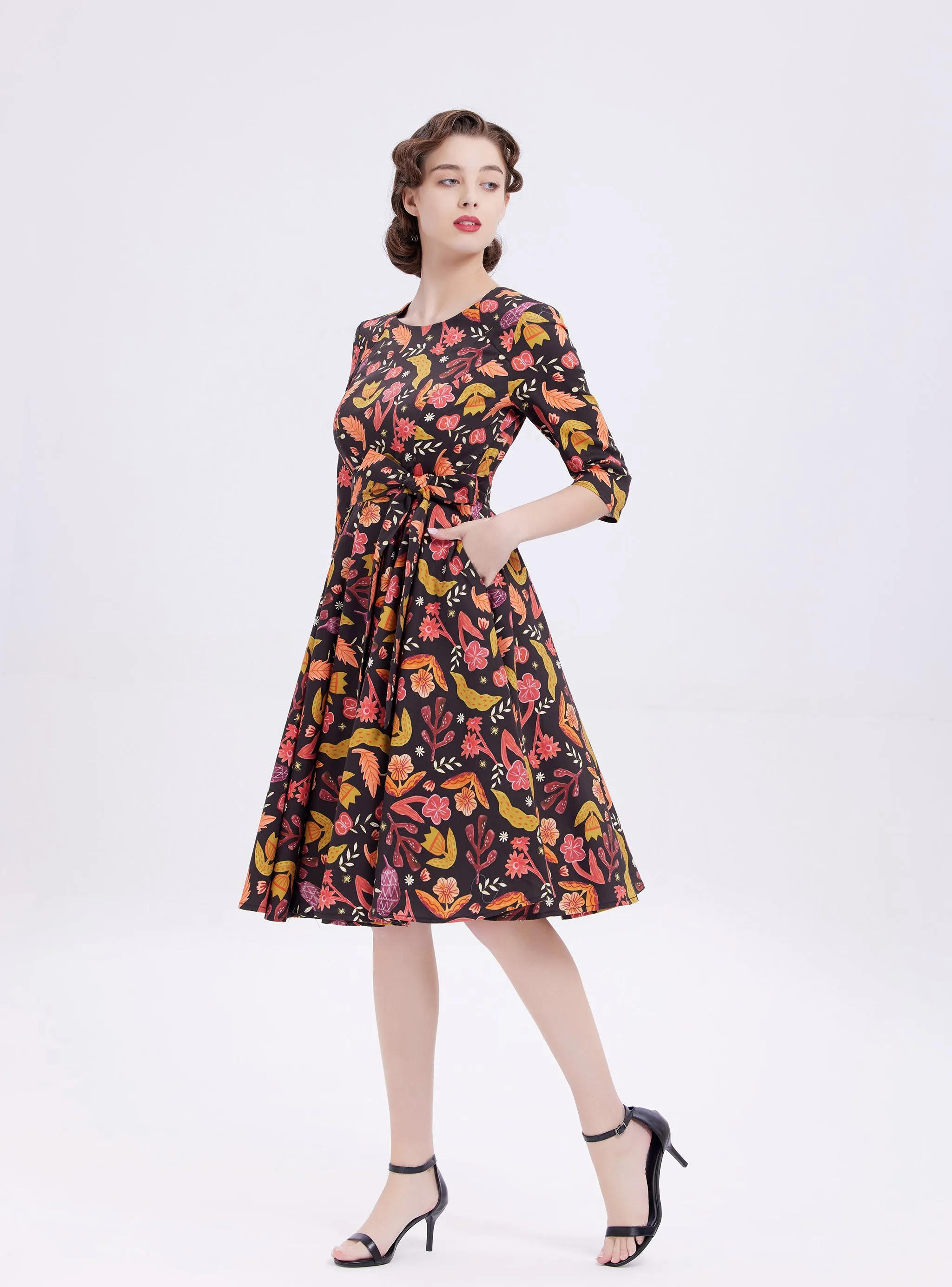 "Aria" Fall Mocha Flowers sold by miss lulo product image thumbnail 2