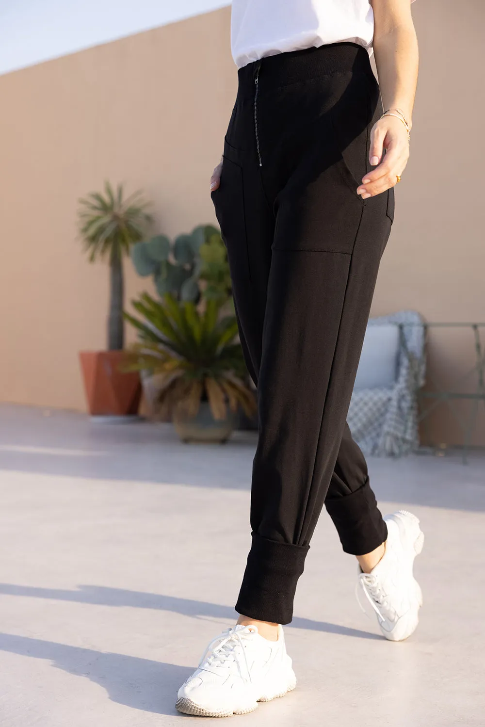 Mandy | Cotton/Modal High Waisted Sweatpants sold by miss lulo product image thumbnail 2