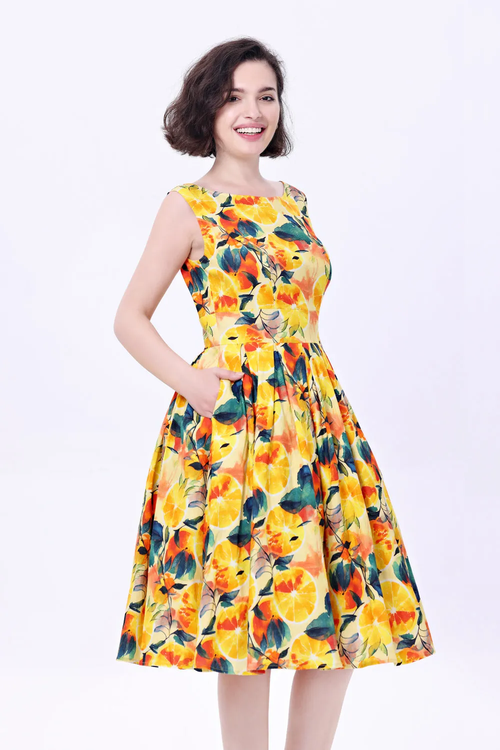 "Lily" Oranges in Watercolor sold by miss lulo product image thumbnail 3