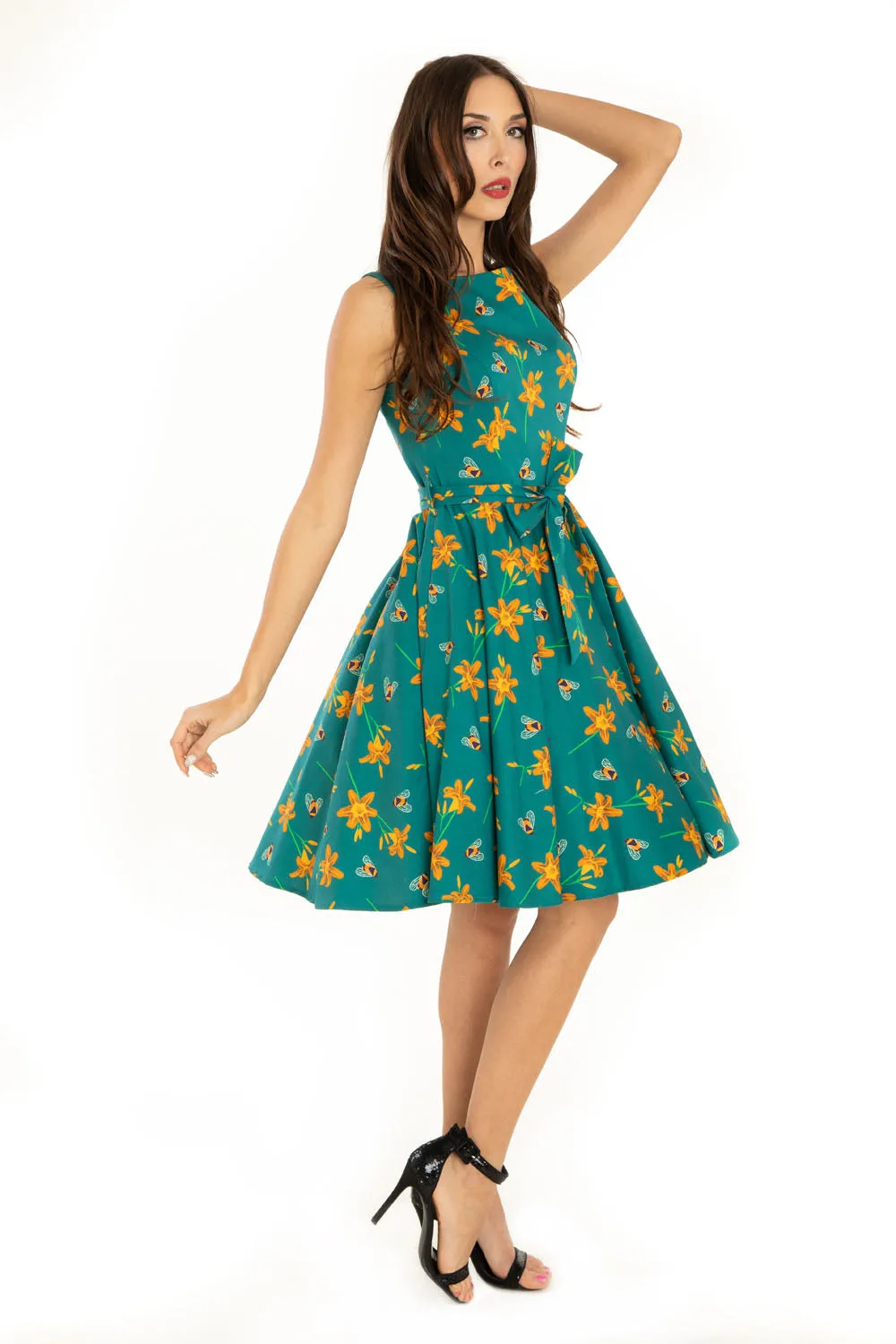 "Ruby" Lilies and Bees sold by miss lulo product image thumbnail 2