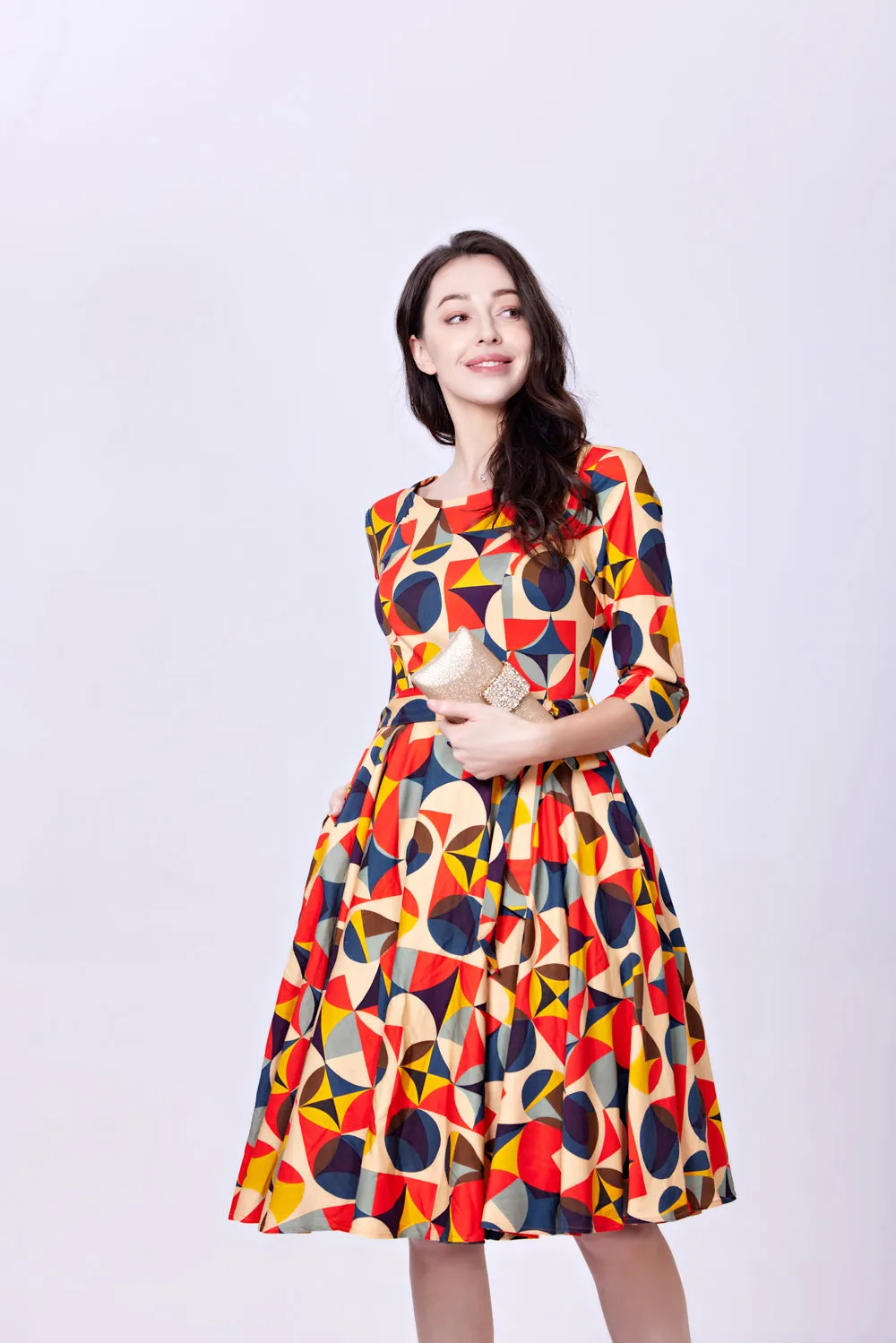 "Aria" Mid Century Geometrics sold by miss lulo product image thumbnail 5