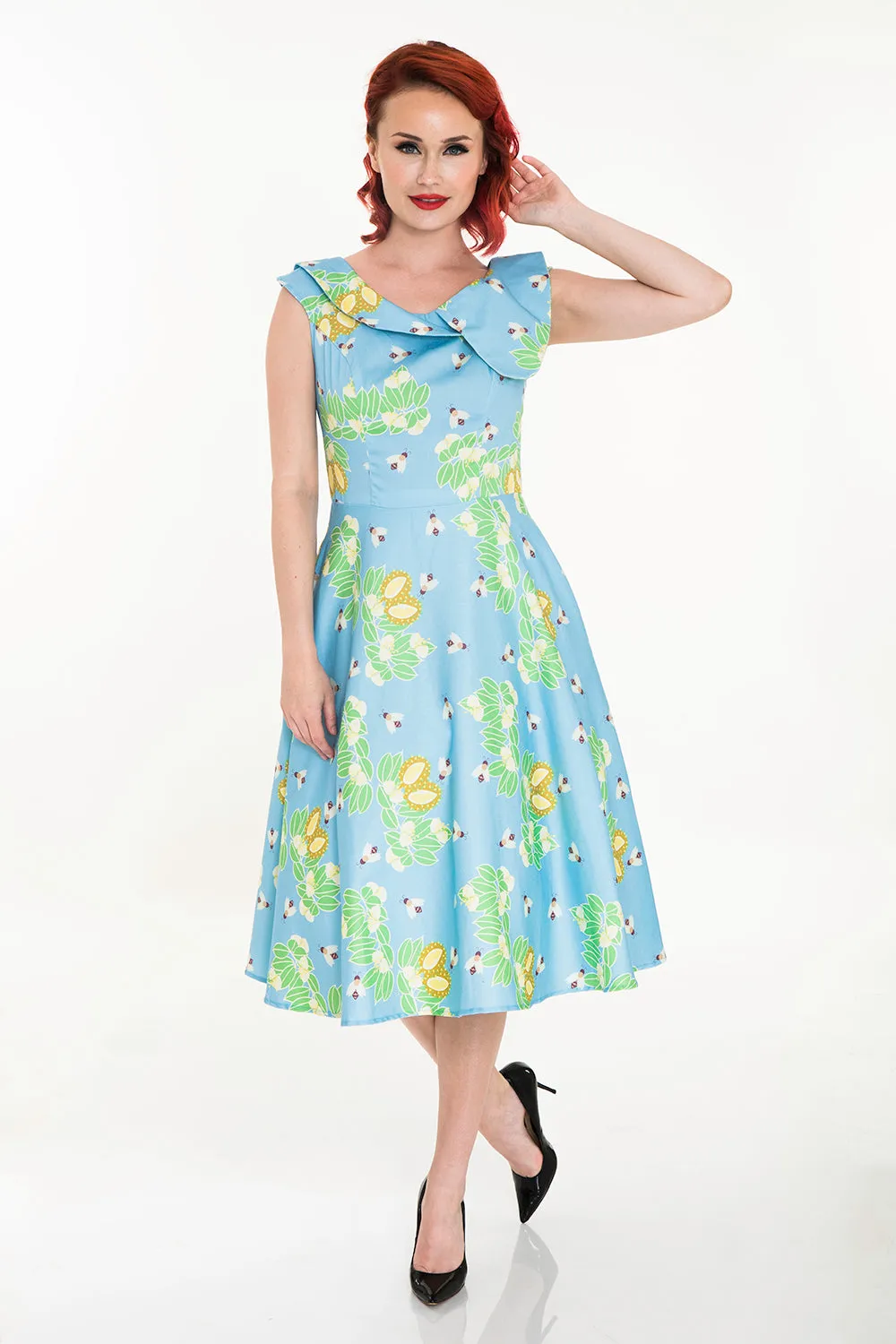 "Amber" Prickly Pear Bee sold by miss lulo