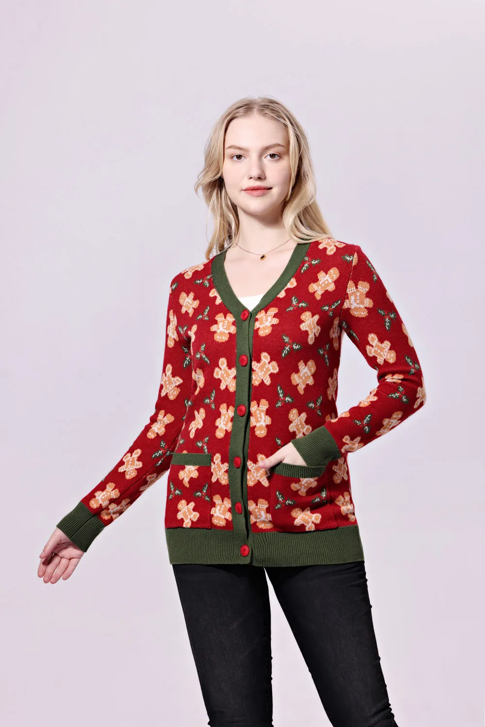 "Fiona" Gingerbread Cardigan w/ Pockets sold by miss lulo product image thumbnail 5