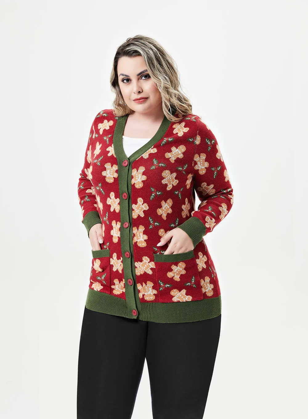 "Fiona" Gingerbread Cardigan w/ Pockets sold by miss lulo