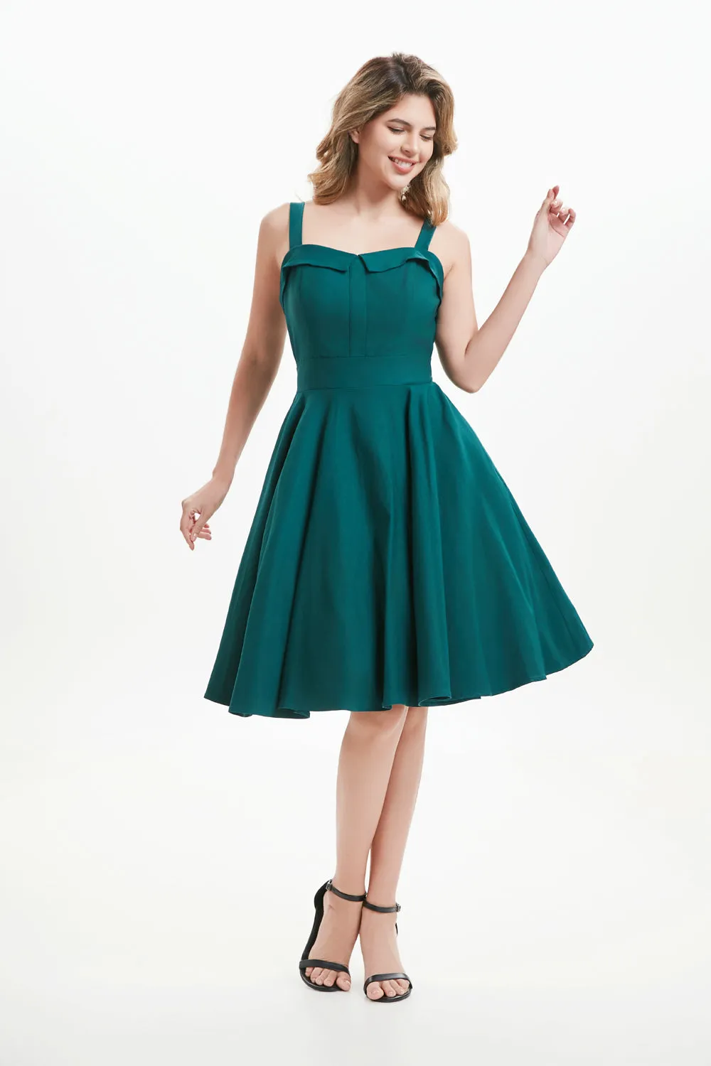 "Kyla" Teal (Solid) Viscose Blend with Stretch sold by miss lulo