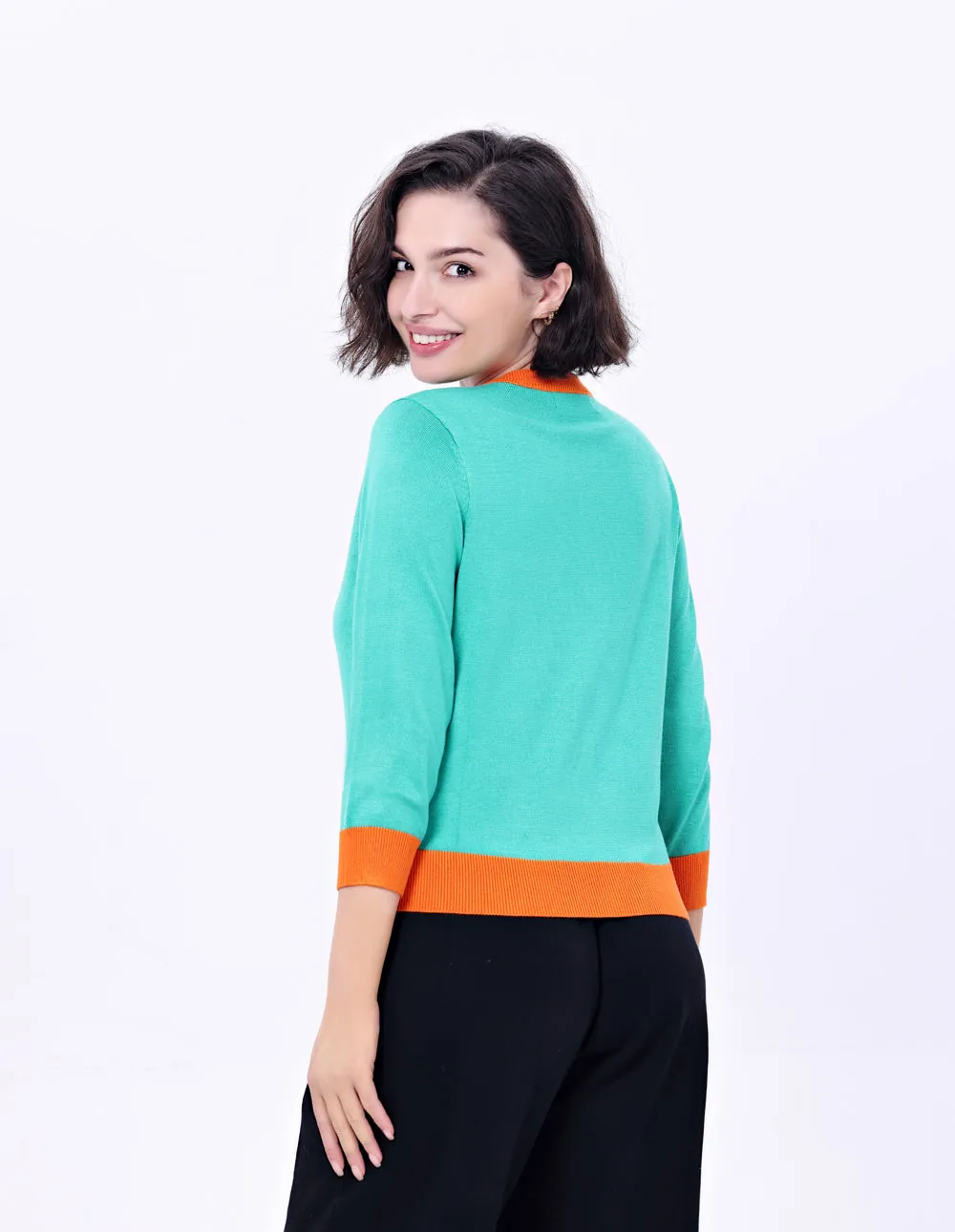 "Leslie" Octopus Embroidered Cardigan sold by miss lulo product image thumbnail 3