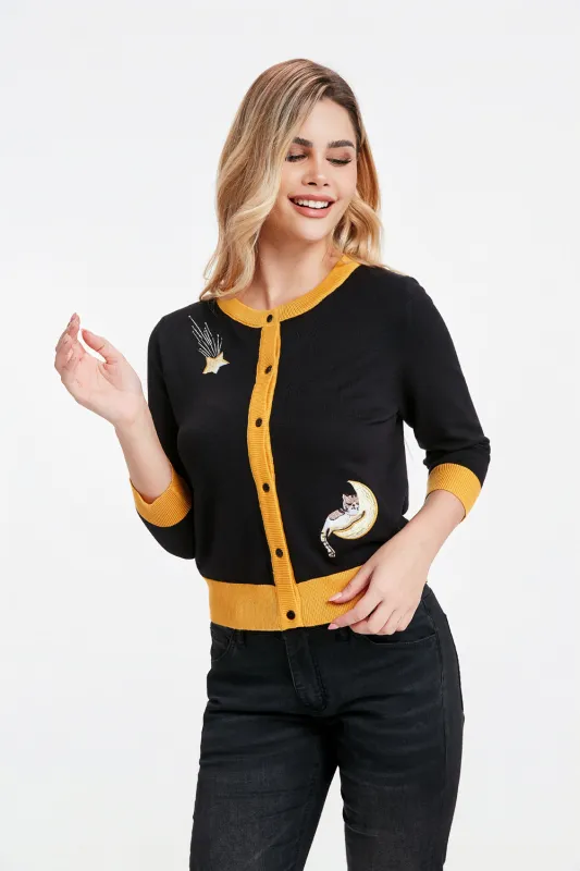 "Leslie" Meowgical Galaxy (Embroidered) sold by miss lulo