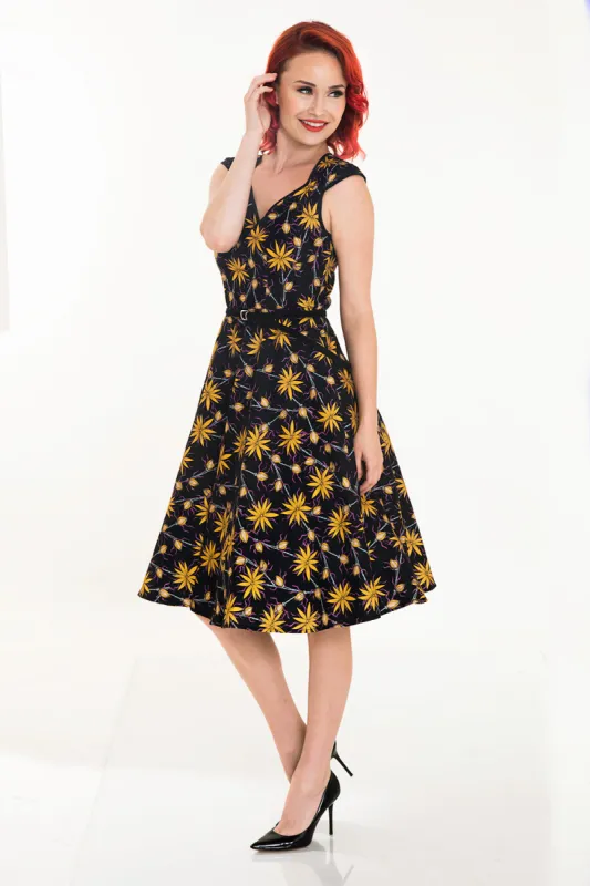 "Josie" Gerbera Fantasy Print sold by miss lulo