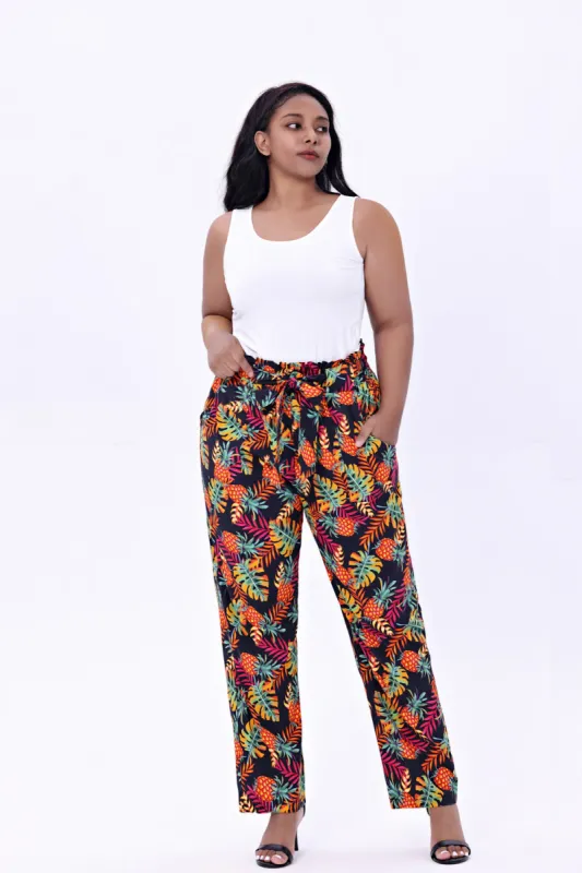 "Yara" Pineapples And Monstera sold by miss lulo