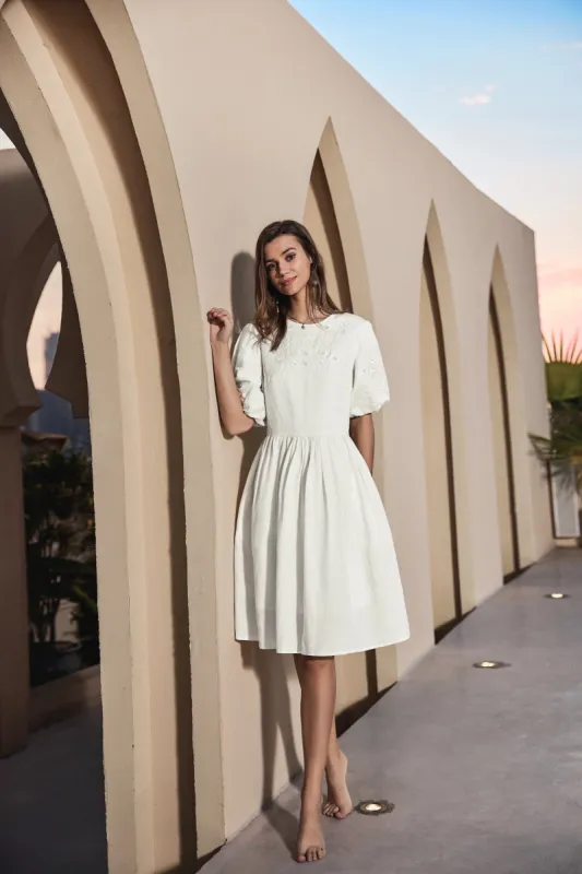 Cathy | Lyocell Fit & Flare Dress With Pockets sold by miss lulo