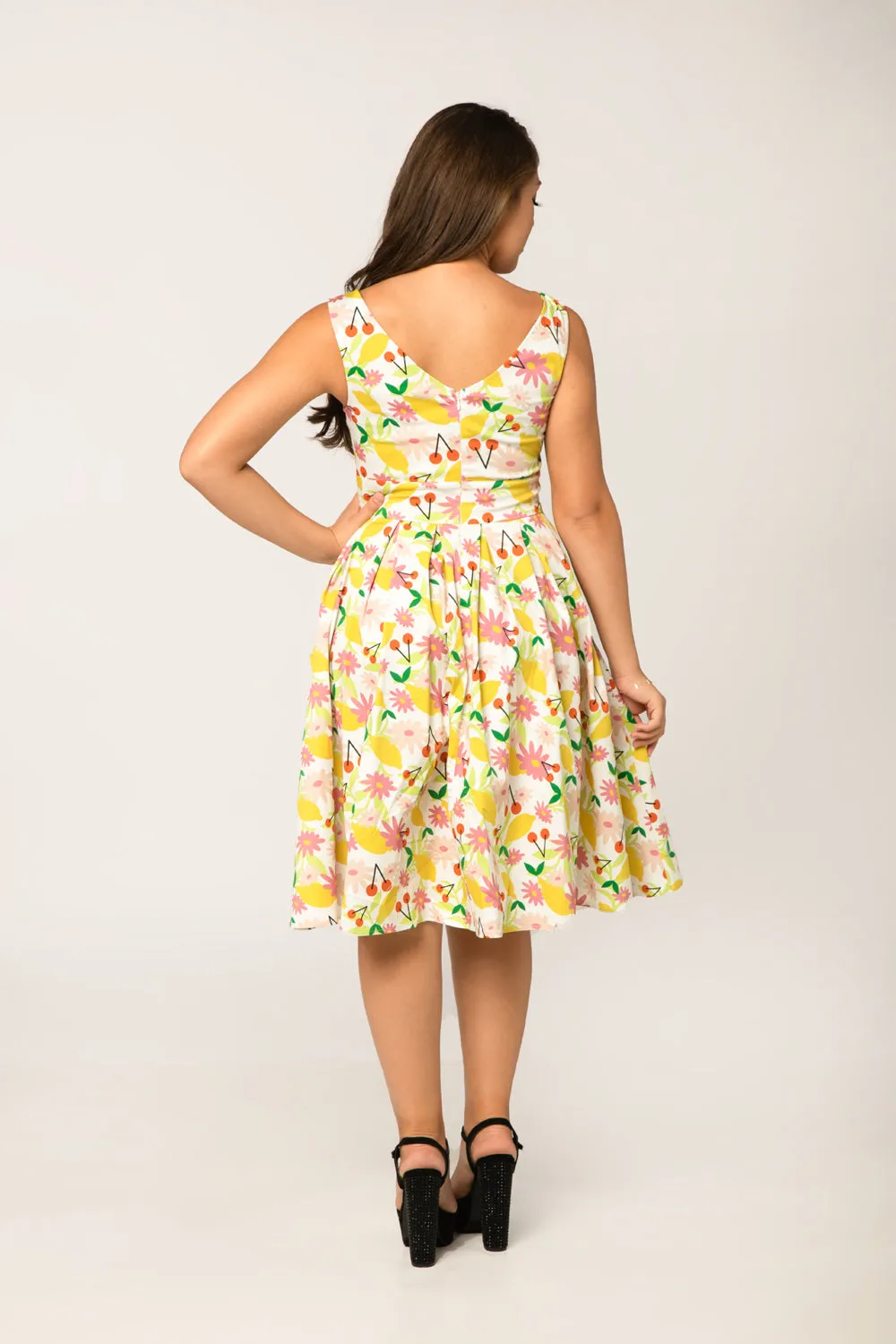 "Lily" Lemon Florals sold by miss lulo product image thumbnail 4