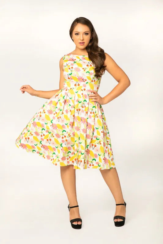 "Lily" Lemon Florals sold by miss lulo