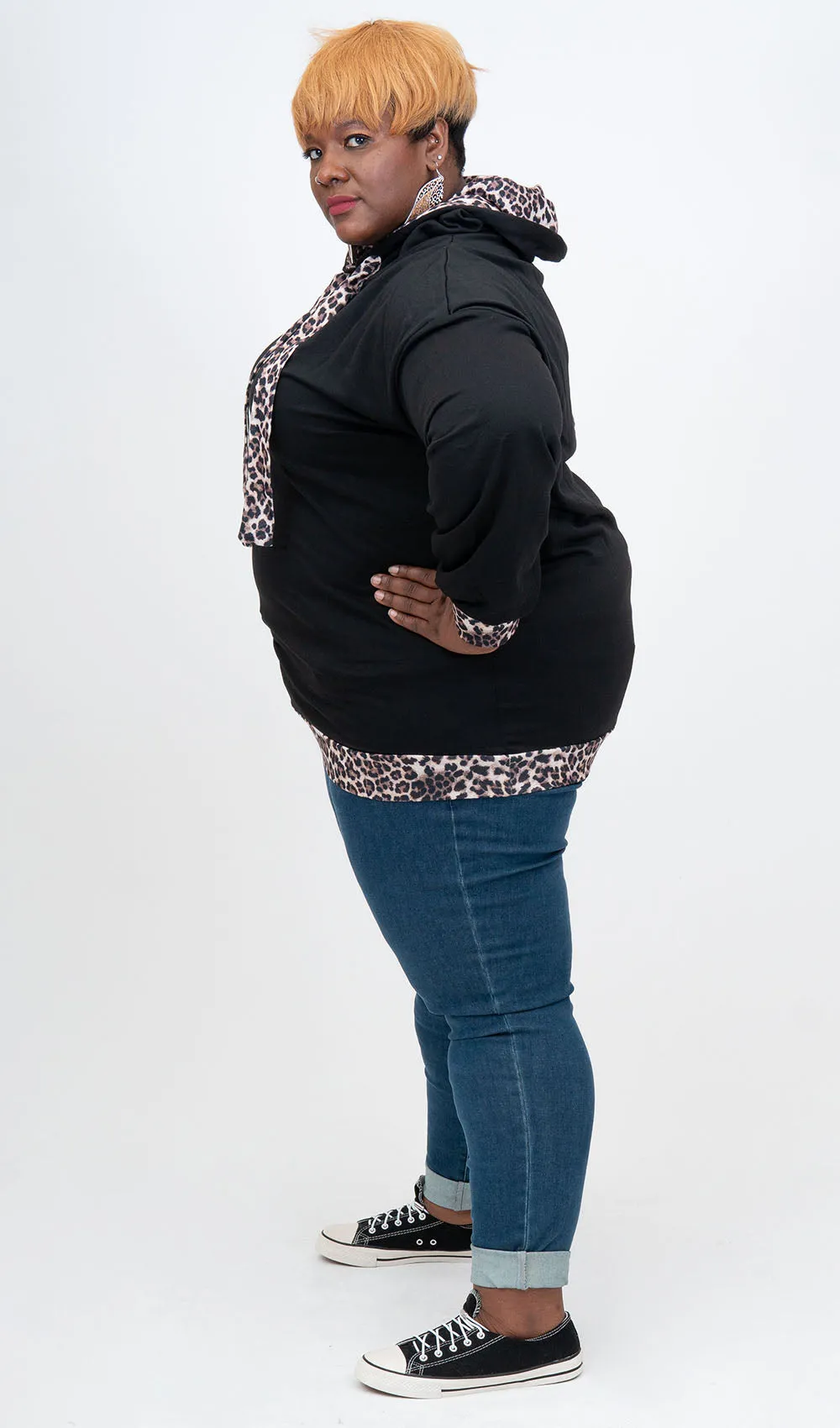 Lovin' Leopard Hoodie sold by Hey Peach product image thumbnail 2