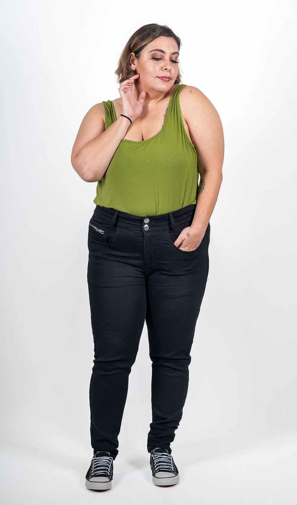 All The Things Skinny Jeans - Black sold by Hey Peach