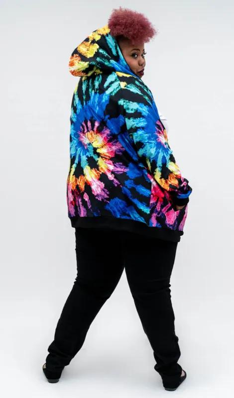 Rainbow Tie Dye Hoodie sold by Hey Peach